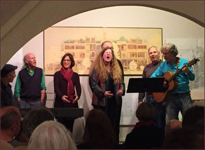 The Roundsingers will remember Elizabeth Farnsworth at the Dec. 2 Song & Story Swap