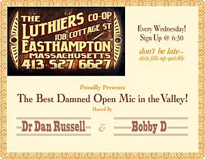 Virtual Luthier's Co-op Open Mics continue on Wednesdays