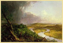 Thomas Cole's View from Mount Holyoke, Northampton, Massachusetts, after a Thunderstorm (The Oxbow)