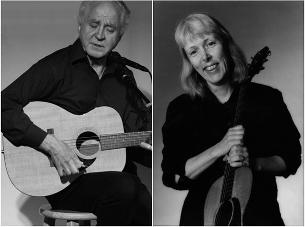 Steve Gillette and Cindy Mangsen will appear in concert at the Nacul Centner in Amherst on May 4